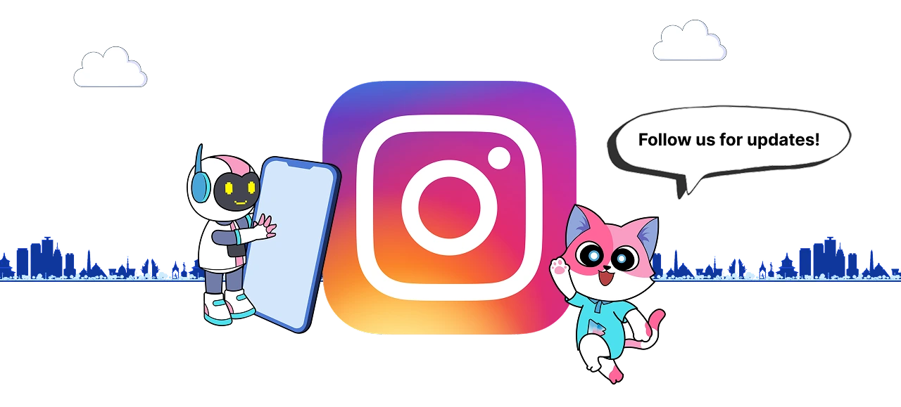 Ilustrasi Maskot Robot Kucing Koding Next East Java